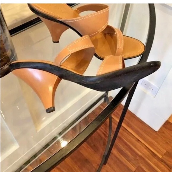 AUTHENTIC TODS TOD BROWN TAN SLIDES SANDALS 9 1/2 - Picture 6 of 8